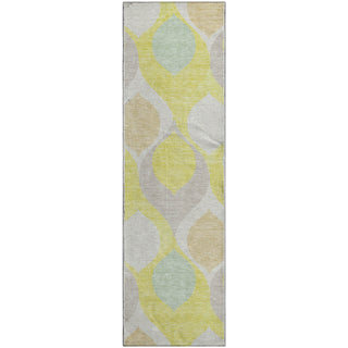 Piper Looms Mayfield Mid-century Modern AMF749 Yellow Machine Washable Area Rug Runner Main Image