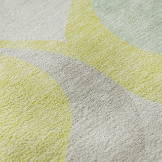 Piper Looms Mayfield Mid-century Modern AMF749 Yellow Machine Washable Area Rug Swatch Image