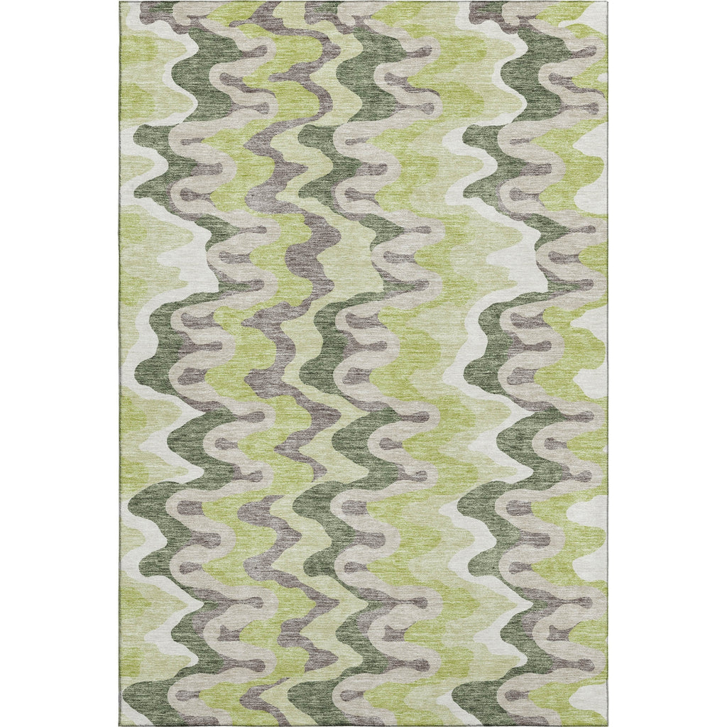 Piper Looms Mayfield Waves AMF750 Aloe Machine Washable Area Rug main image