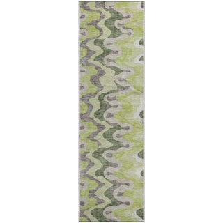 Piper Looms Mayfield Waves AMF750 Aloe Machine Washable Area Rug Runner Main Image
