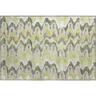 Piper Looms Mayfield Waves AMF750 Aloe Machine Washable Area Rug Scatter Main Image