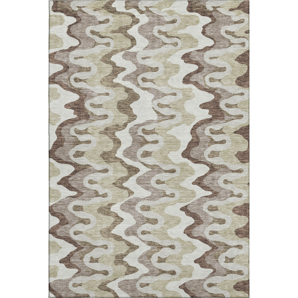 Piper Looms Mayfield Waves AMF750 Beige Machine Washable Area Rug main image