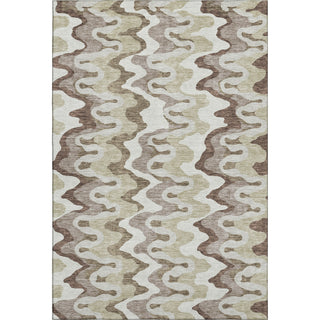 Piper Looms Mayfield Waves AMF750 Beige Machine Washable Area Rug main image