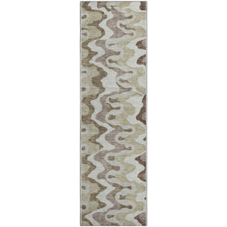 Piper Looms Mayfield Waves AMF750 Beige Machine Washable Area Rug Runner Main Image