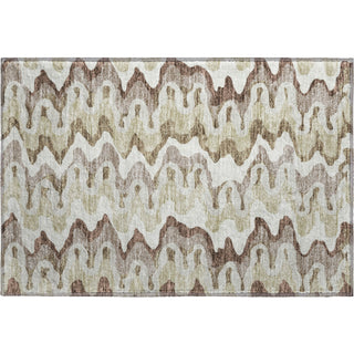 Piper Looms Mayfield Waves AMF750 Beige Machine Washable Area Rug Scatter Main Image
