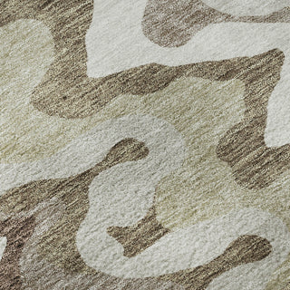 Piper Looms Mayfield Waves AMF750 Beige Machine Washable Area Rug Swatch Image