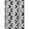 Piper Looms Mayfield Waves AMF750 Black Machine Washable Area Rug main image