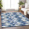 Piper Looms Mayfield Waves AMF750 Blue Machine Washable Area Rug Lifestyle Image Feature