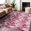 Piper Looms Mayfield Waves AMF750 Blush Machine Washable Area Rug Lifestyle Image Feature