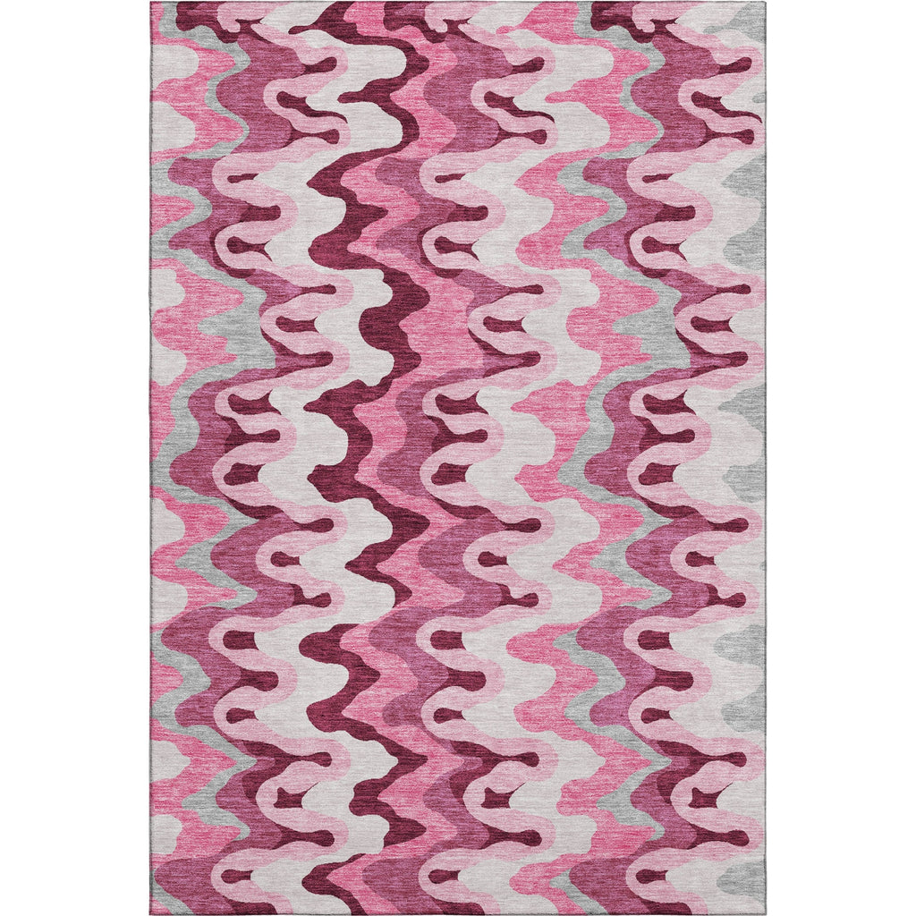 Piper Looms Mayfield Waves AMF750 Blush Machine Washable Area Rug main image