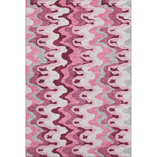 Piper Looms Mayfield Waves AMF750 Blush Machine Washable Area Rug main image