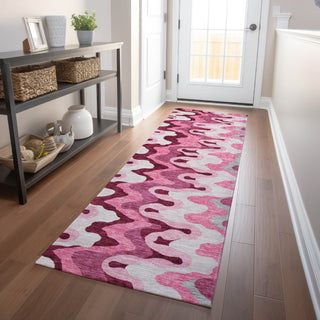 Piper Looms Mayfield Waves AMF750 Blush Machine Washable Area Rug Runner Lifestyle Image Feature
