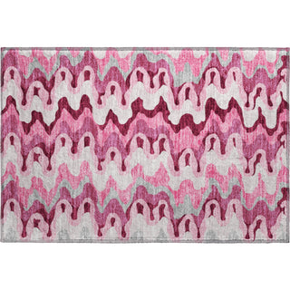 Piper Looms Mayfield Waves AMF750 Blush Machine Washable Area Rug Scatter Main Image
