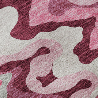 Piper Looms Mayfield Waves AMF750 Blush Machine Washable Area Rug Swatch Image