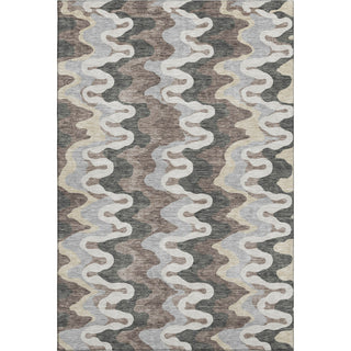 Piper Looms Mayfield Waves AMF750 Charcoal Machine Washable Area Rug main image