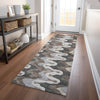 Piper Looms Mayfield Waves AMF750 Charcoal Machine Washable Area Rug Runner Lifestyle Image Feature