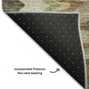 Piper Looms Mayfield Waves AMF750 Chocolate Machine Washable Area Rug Backing Image