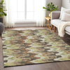 Piper Looms Mayfield Waves AMF750 Chocolate Machine Washable Area Rug Lifestyle Image Feature