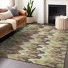 Piper Looms Mayfield Waves AMF750 Chocolate Machine Washable Area Rug Lifestyle Image Feature