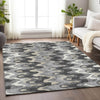 Piper Looms Mayfield Waves AMF750 Gray Machine Washable Area Rug Lifestyle Image Feature