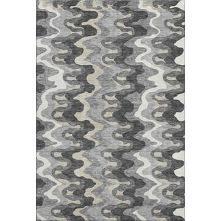 Piper Looms Mayfield Waves AMF750 Gray Machine Washable Area Rug main image