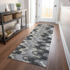 Piper Looms Mayfield Waves AMF750 Gray Machine Washable Area Rug Runner Lifestyle Image Feature