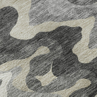 Piper Looms Mayfield Waves AMF750 Gray Machine Washable Area Rug Swatch Image