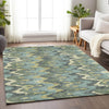 Piper Looms Mayfield Waves AMF750 Sage Machine Washable Area Rug Lifestyle Image Feature