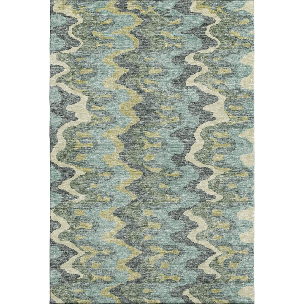 Piper Looms Mayfield Waves AMF750 Sage Machine Washable Area Rug main image