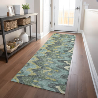 Piper Looms Mayfield Waves AMF750 Sage Machine Washable Area Rug Runner Lifestyle Image Feature