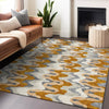 Piper Looms Mayfield Waves AMF750 Terracotta Machine Washable Area Rug Lifestyle Image Feature