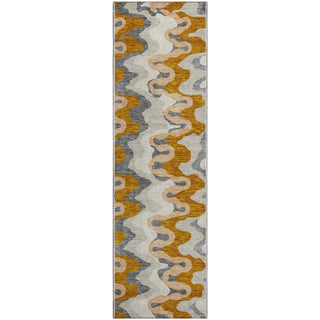 Piper Looms Mayfield Waves AMF750 Terracotta Machine Washable Area Rug Runner Main Image
