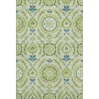 Piper Looms Mayfield Floral AMF751 Aloe Machine Washable Area Rug main image
