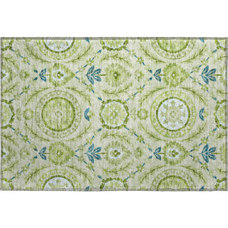 Piper Looms Mayfield Floral AMF751 Aloe Machine Washable Area Rug Scatter Main Image