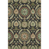 Piper Looms Mayfield Floral AMF751 Black Machine Washable Area Rug main image