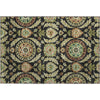 Piper Looms Mayfield Floral AMF751 Black Machine Washable Area Rug Scatter Main Image