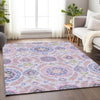 Piper Looms Mayfield Floral AMF751 Blush Machine Washable Area Rug Lifestyle Image Feature