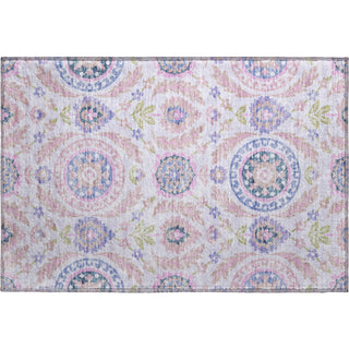 Piper Looms Mayfield Floral AMF751 Blush Machine Washable Area Rug Scatter Main Image