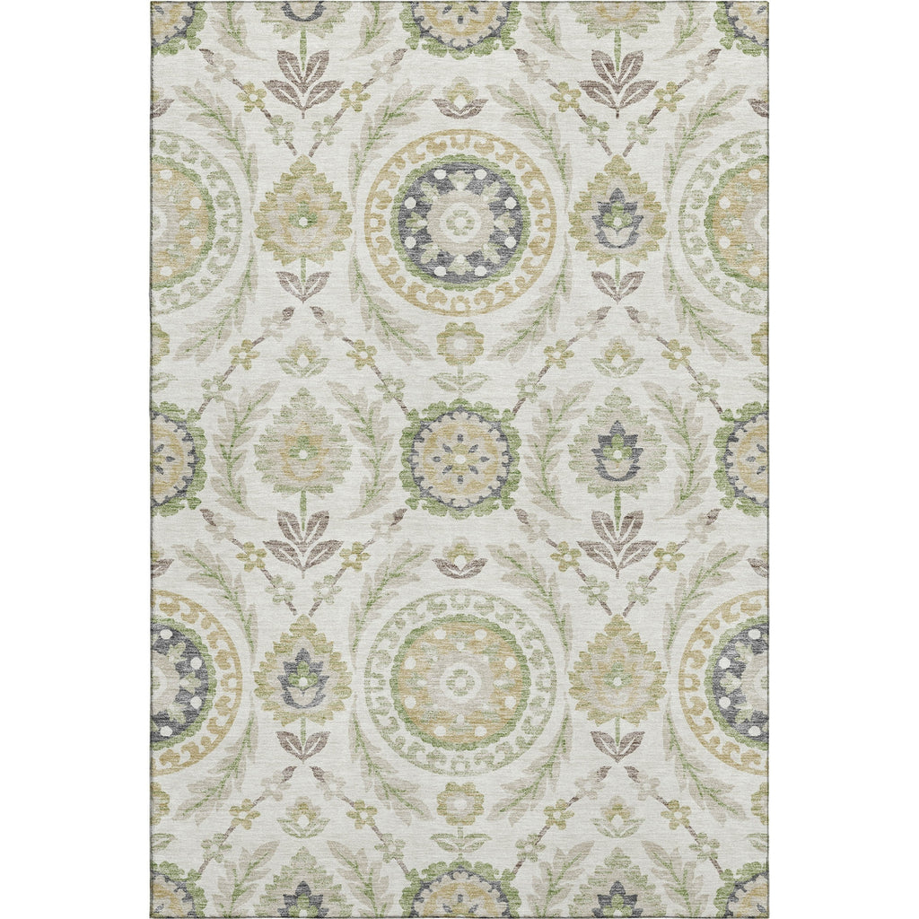 Piper Looms Mayfield Floral AMF751 Ivory Machine Washable Area Rug main image