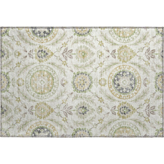 Piper Looms Mayfield Floral AMF751 Ivory Machine Washable Area Rug Scatter Main Image