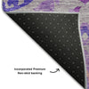 Piper Looms Mayfield Floral AMF751 Lavender Machine Washable Area Rug Backing Image