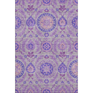 Piper Looms Mayfield Floral AMF751 Lavender Machine Washable Area Rug main image