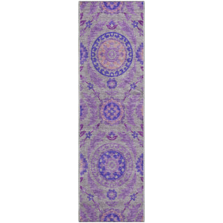 Piper Looms Mayfield Floral AMF751 Lavender Machine Washable Area Rug Runner Main Image