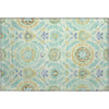 Piper Looms Mayfield Floral AMF751 Mint Machine Washable Area Rug Scatter Main Image