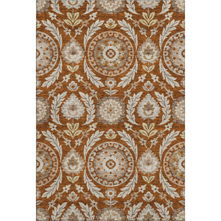 Piper Looms Mayfield Floral AMF751 Paprika Machine Washable Area Rug main image