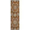 Piper Looms Mayfield Floral AMF751 Paprika Machine Washable Area Rug Runner Main Image