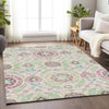 Piper Looms Mayfield Floral AMF751 Pink Machine Washable Area Rug Lifestyle Image Feature