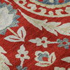 Piper Looms Mayfield Floral AMF751 Red Machine Washable Area Rug Swatch Image