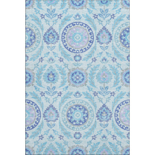 Piper Looms Mayfield Floral AMF751 Sky Machine Washable Area Rug main image