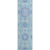 Piper Looms Mayfield Floral AMF751 Sky Machine Washable Area Rug Runner Main Image